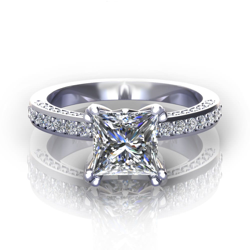 Engagement Ring Princess Cut
 Princess Cut Engagement Rings Jewelry Designs