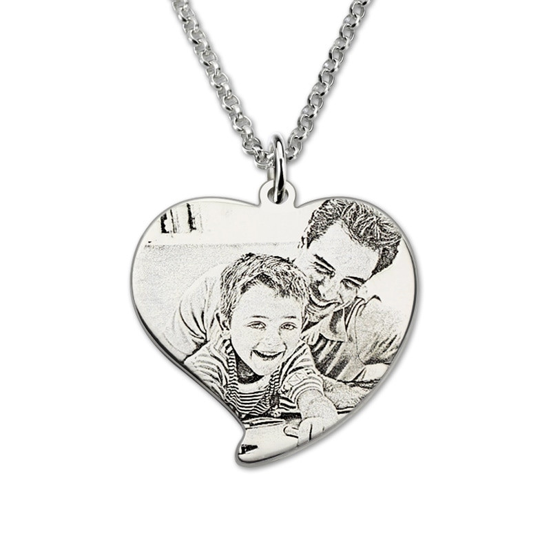 Engraved Mother's Necklace
 Wholeale Personalized Sterling Silver Engraved