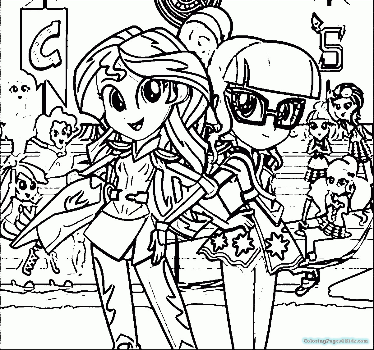 Equestria Girls Sunset Shimmer Coloring Pages
 Mlp Sunset Shimmer Coloring Pages Coloring Pages