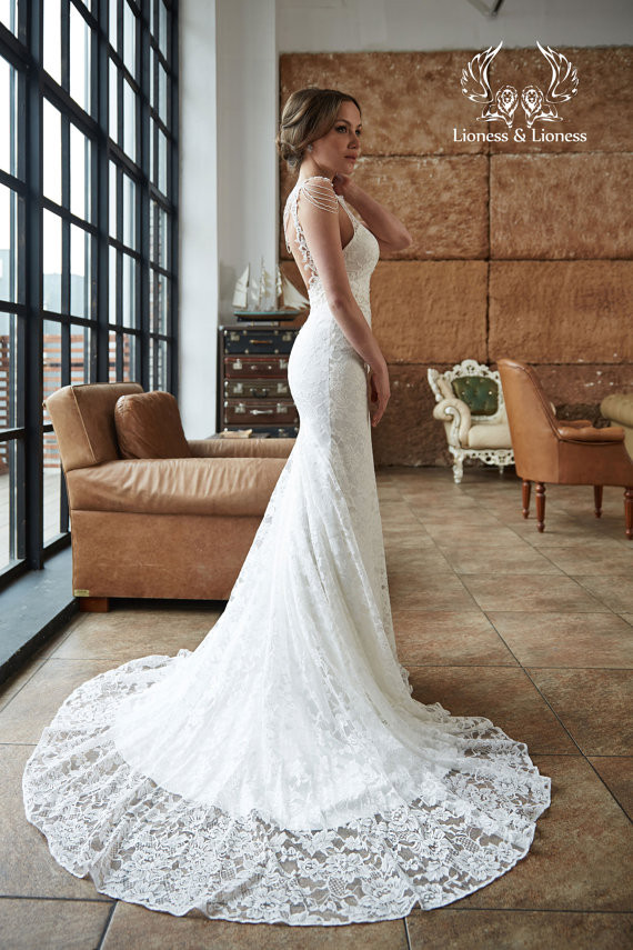 Etsy Wedding Dress
 Lace wedding dress – shop DressesLioness