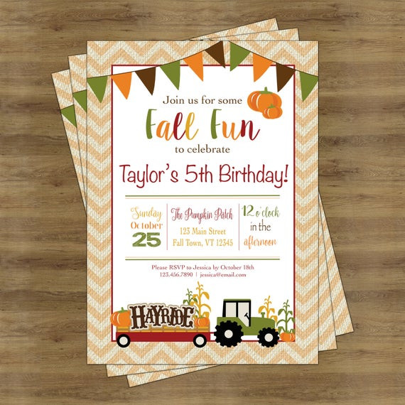 Fall Birthday Invitations
 Fall Birthday Invitation Fall Birthday Party Fall Party