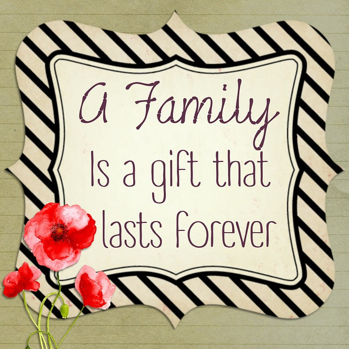 Family Picture Quote
 Free illustration Quote Wall Art Message Family Free