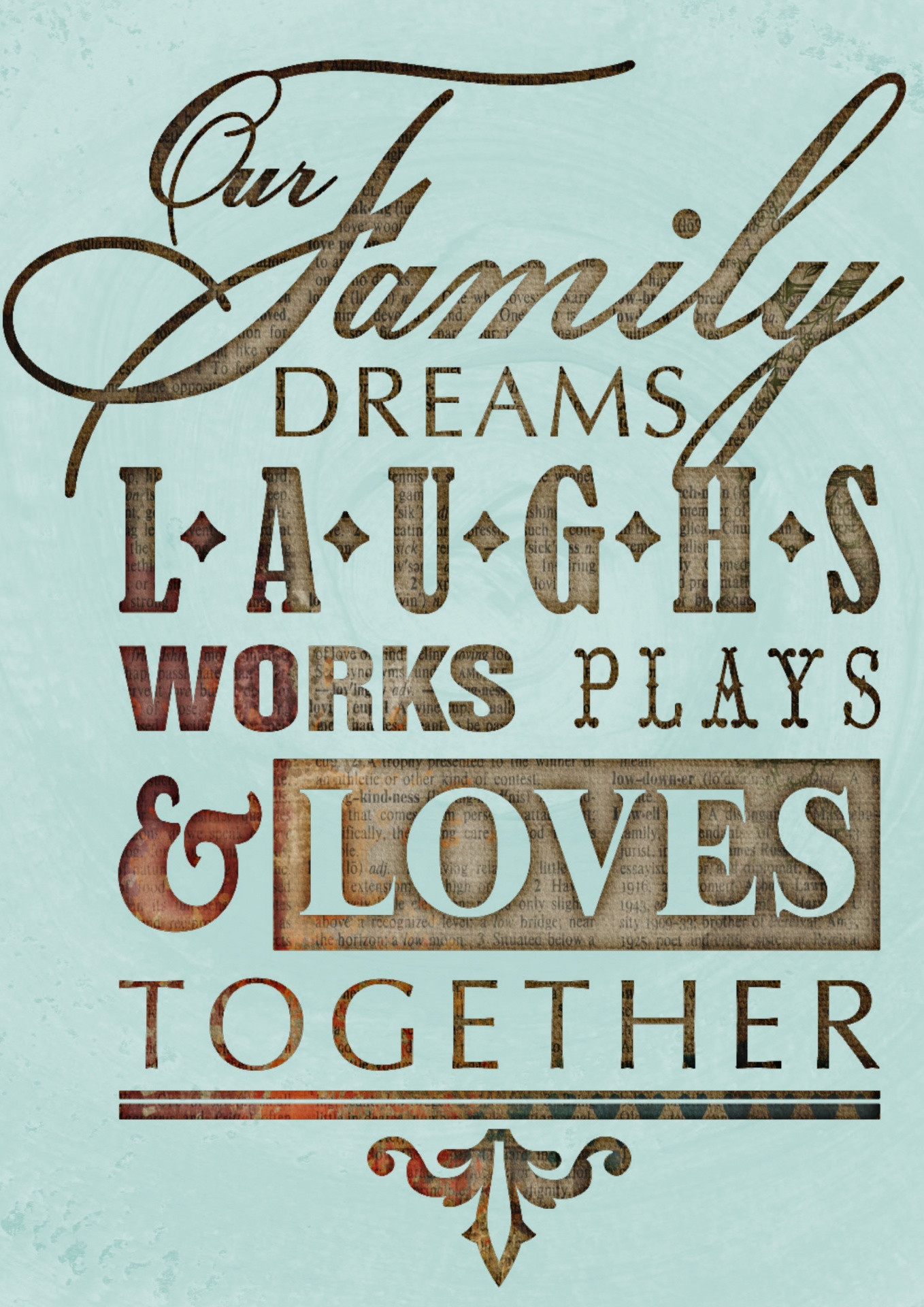 Family Picture Quote
 Quote Motivational Family Collage Free Stock