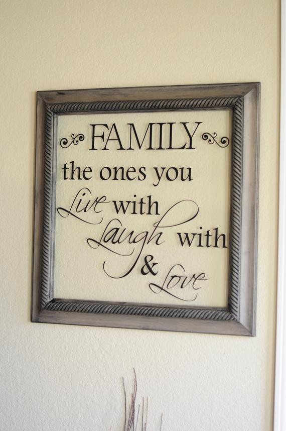 Family Picture Quote
 Family Quote Frame 22 1 2 inches x 22 1 2 inches