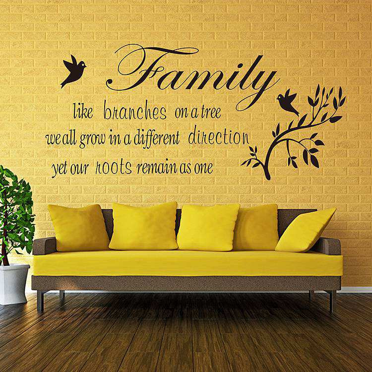 Family Quotes Wall Art
 Family Quotes Wall Decals QuotesGram