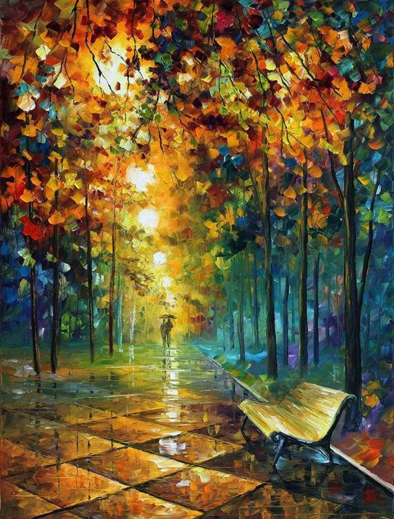 Famous Landscape Paintings
 Famous Paintings Abstract Oil Art Canvas By Leonid Afremov
