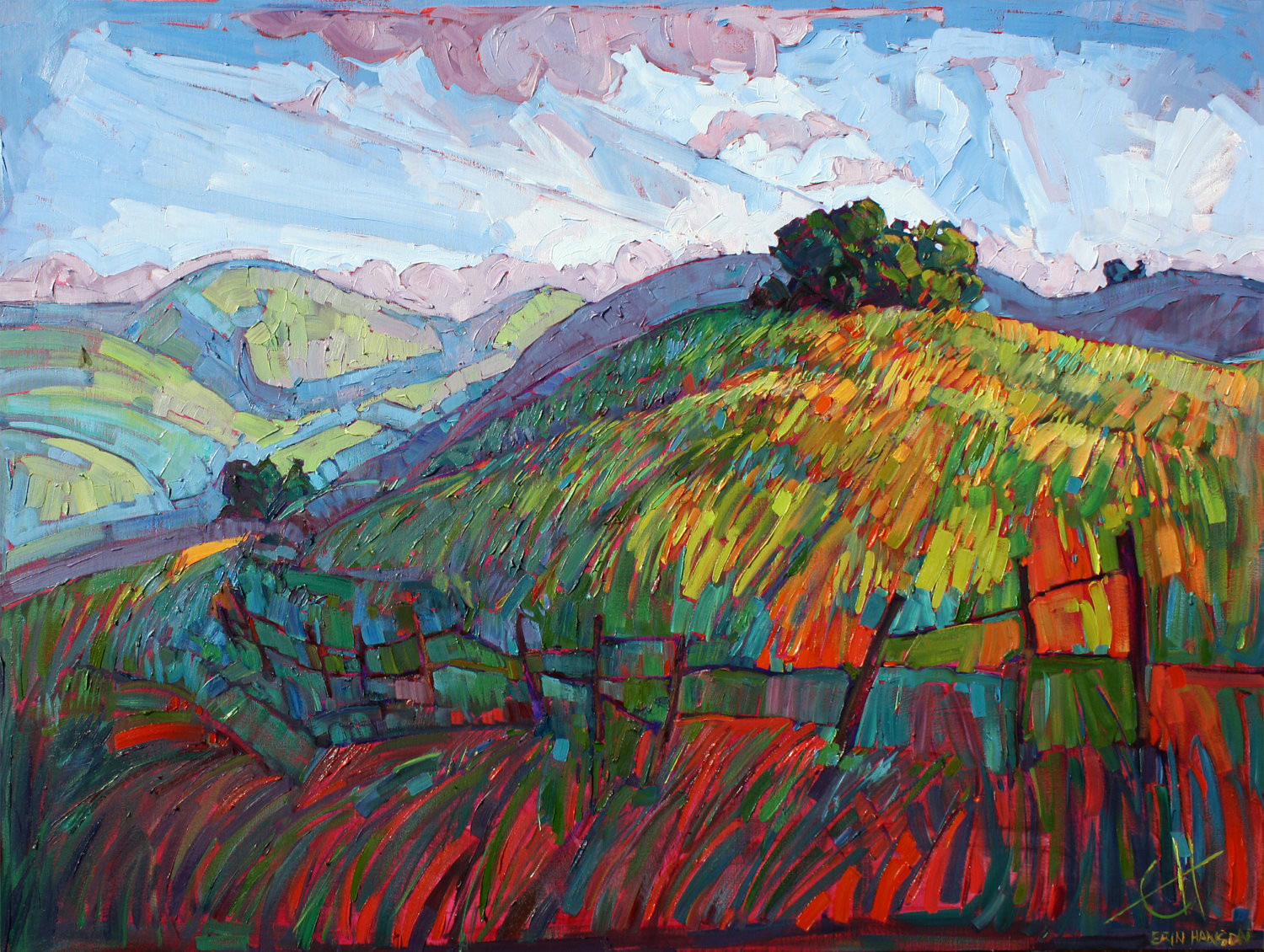Famous Landscape Paintings
 Paso Robles California Impressionist Landscape by
