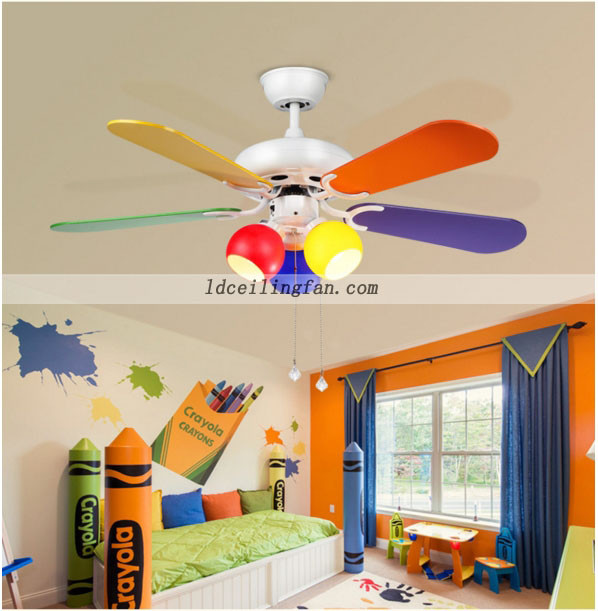 Fan For Kids Room
 42inch Colorful Fantastic Kids’ Room Decorative Ceiling