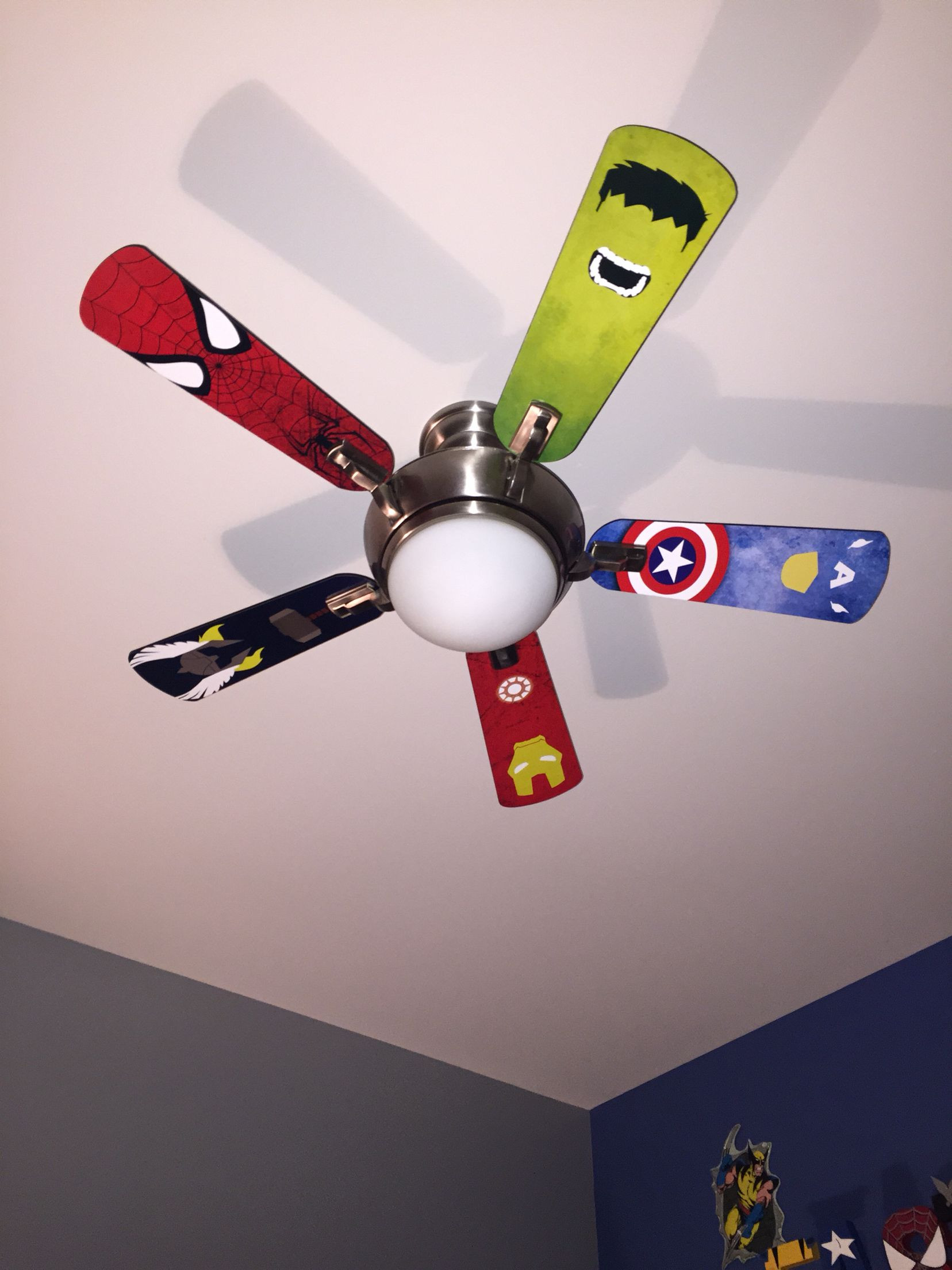 Fan For Kids Room
 Superhero ceiling fan blades Batman