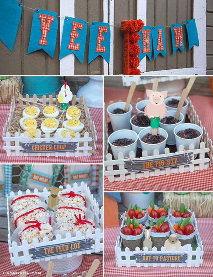 Farm Birthday Decorations
 Kara s Party Ideas Farm Birthday Party Planning Ideas