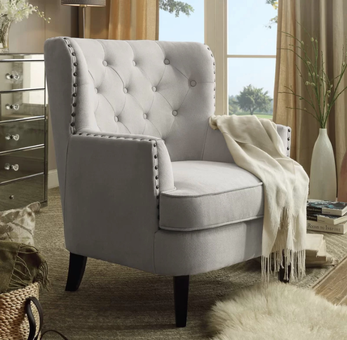 Farmhouse Living Room Chairs
 Wayfair End of Year Clearance Sale = Up to f Living