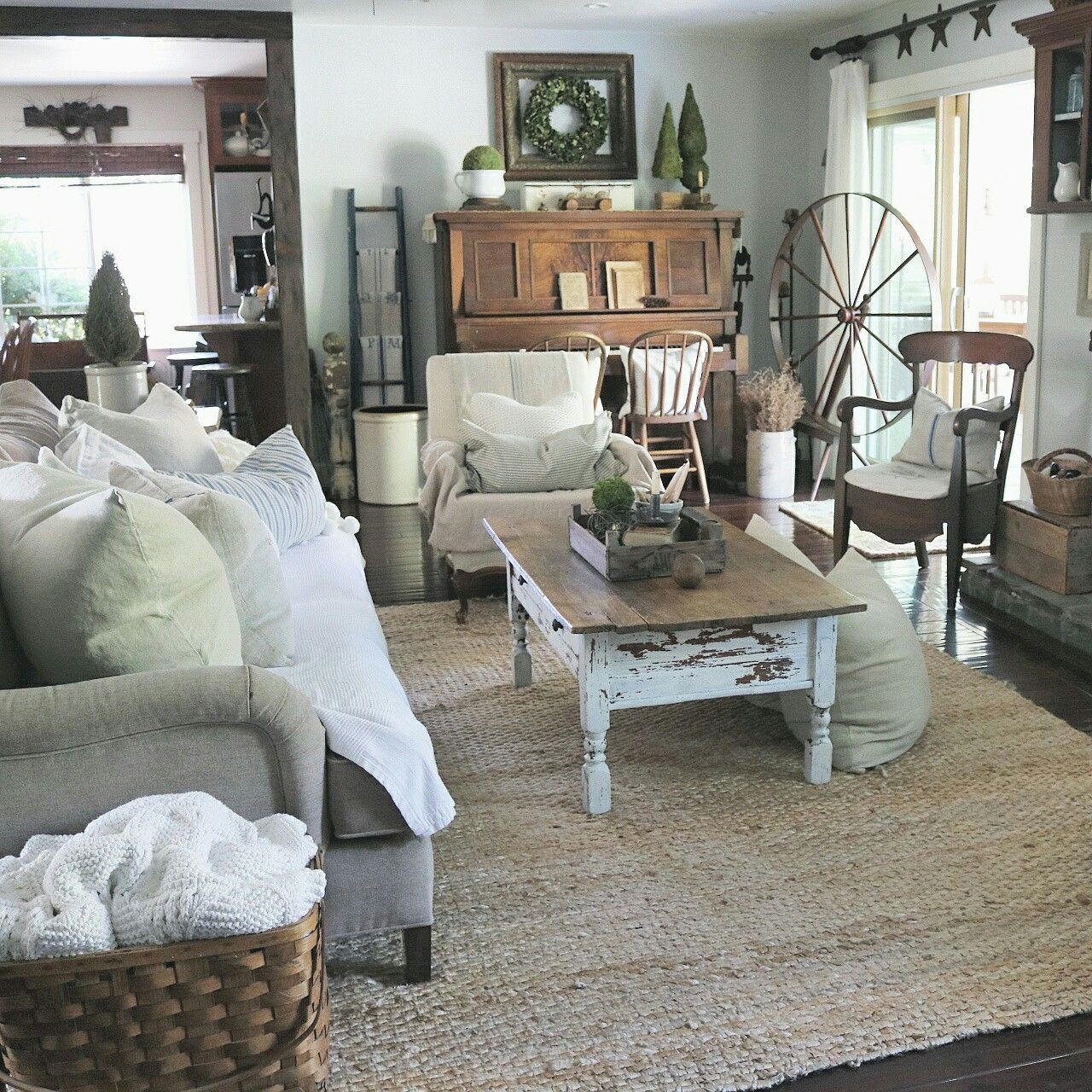 Farmhouse Living Room Rug
 Farmhouse Living Room at home on SweetCreek