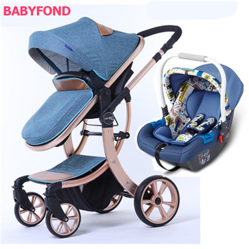 Fashion Baby Strollers
 EU safety 3 in 1 baby strollers Strong suspension fashion