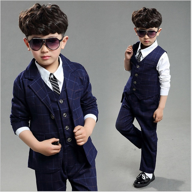Fashion For Kids Boys
 Boys three piece suit for boys 4 12 year boys brand suits