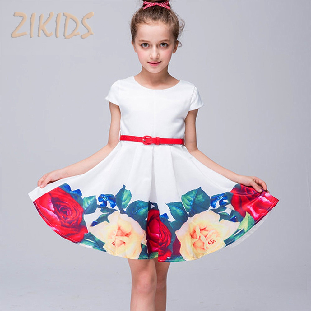 Fashion For Kids Girls
 Aliexpress Buy Girls Summer Dress Cute Casual Print
