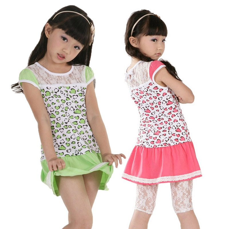 Fashion For Kids Girls
 Newest Girl Dress Cotton Girl Jersey Children Clothing