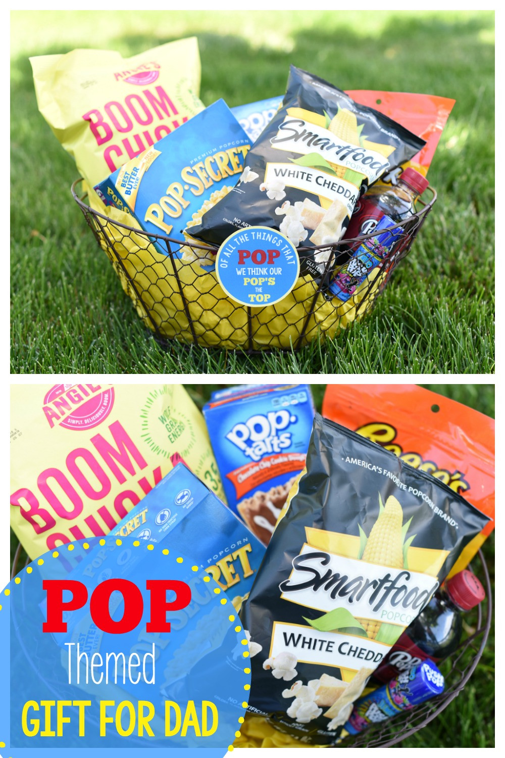 Father'S Day Gift Basket Ideas
 DIY Father s Day Basket Ideas Pop Themed – Fun Squared
