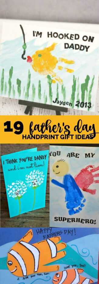 Father'S Day Gift Ideas From Baby
 19 Father’s Day Handprint Gift Ideas Spaceships and