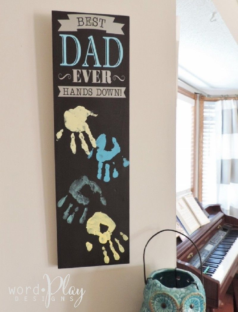 Fathers Day Gift Ideas For New Dads
 Father s Day t idea BEST DAD EVER hands down Cute way