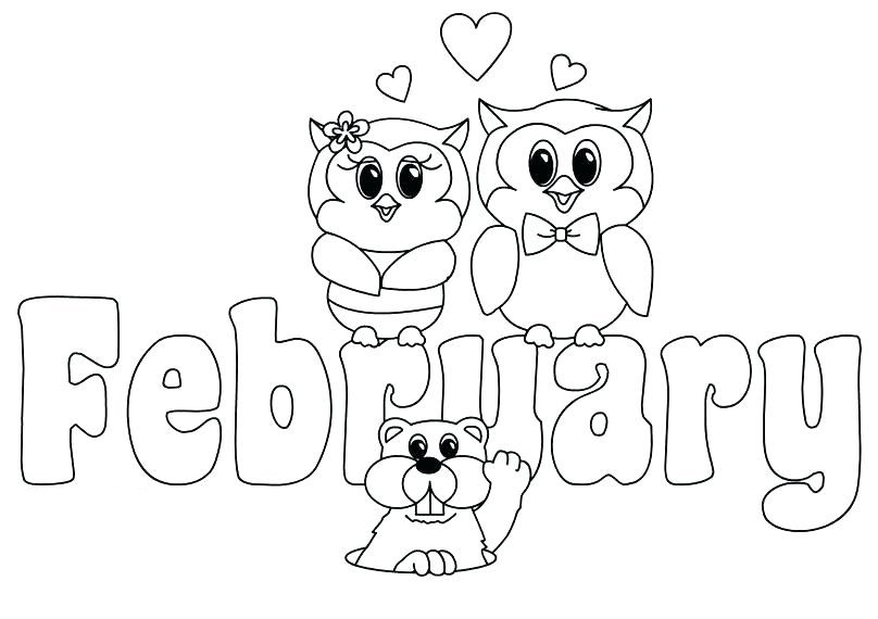 February Coloring Pages Printable
 February Coloring Pages Best Coloring Pages For Kids