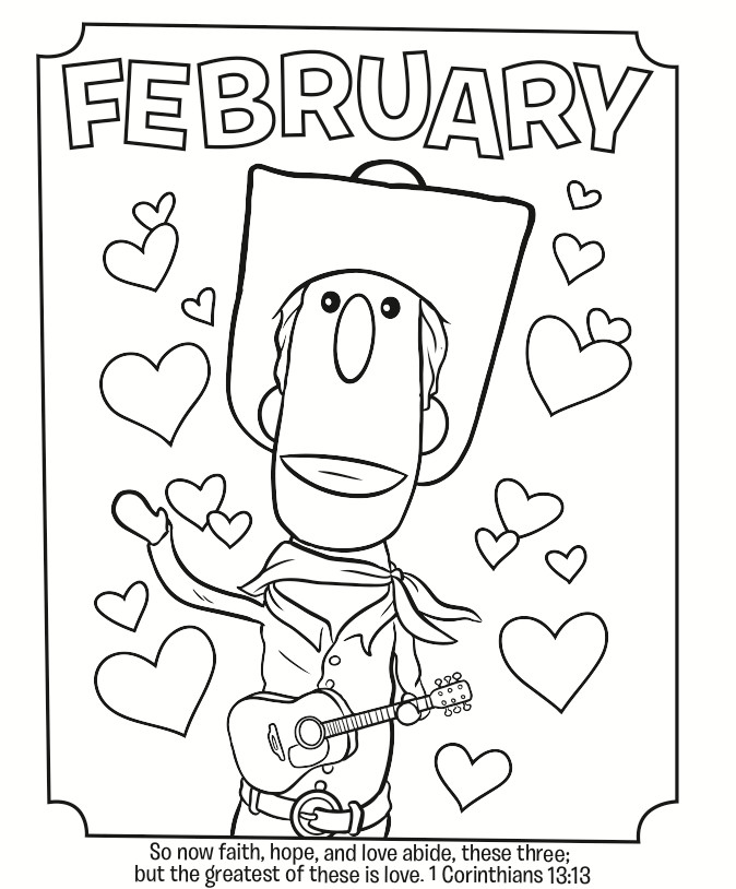 February Coloring Pages Printable
 20 Free Printable February Coloring Pages