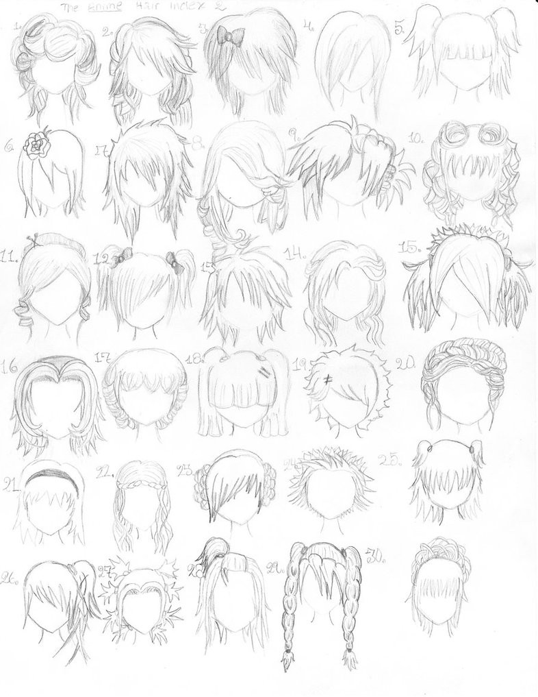 Female Anime Hairstyles
 Anime blog Anime Hair