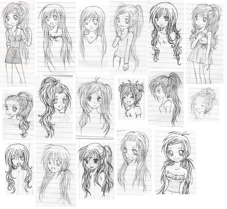 Female Anime Hairstyles
 Cute Anime Hairstyles trends hairstyle