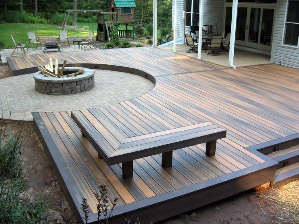 Fire Pit For Wood Deck
 Top 50 Best Deck Fire Pit Ideas Wood Safe Designs