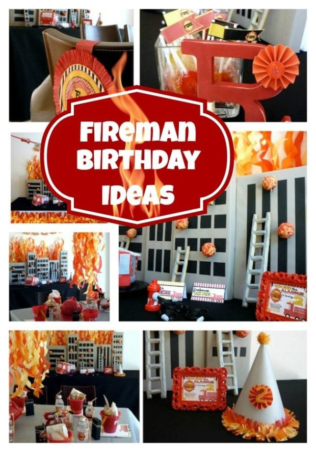 Fire Truck Birthday Party Supplies
 Fireman Birthday Party Celebration Fire Truck Ideas