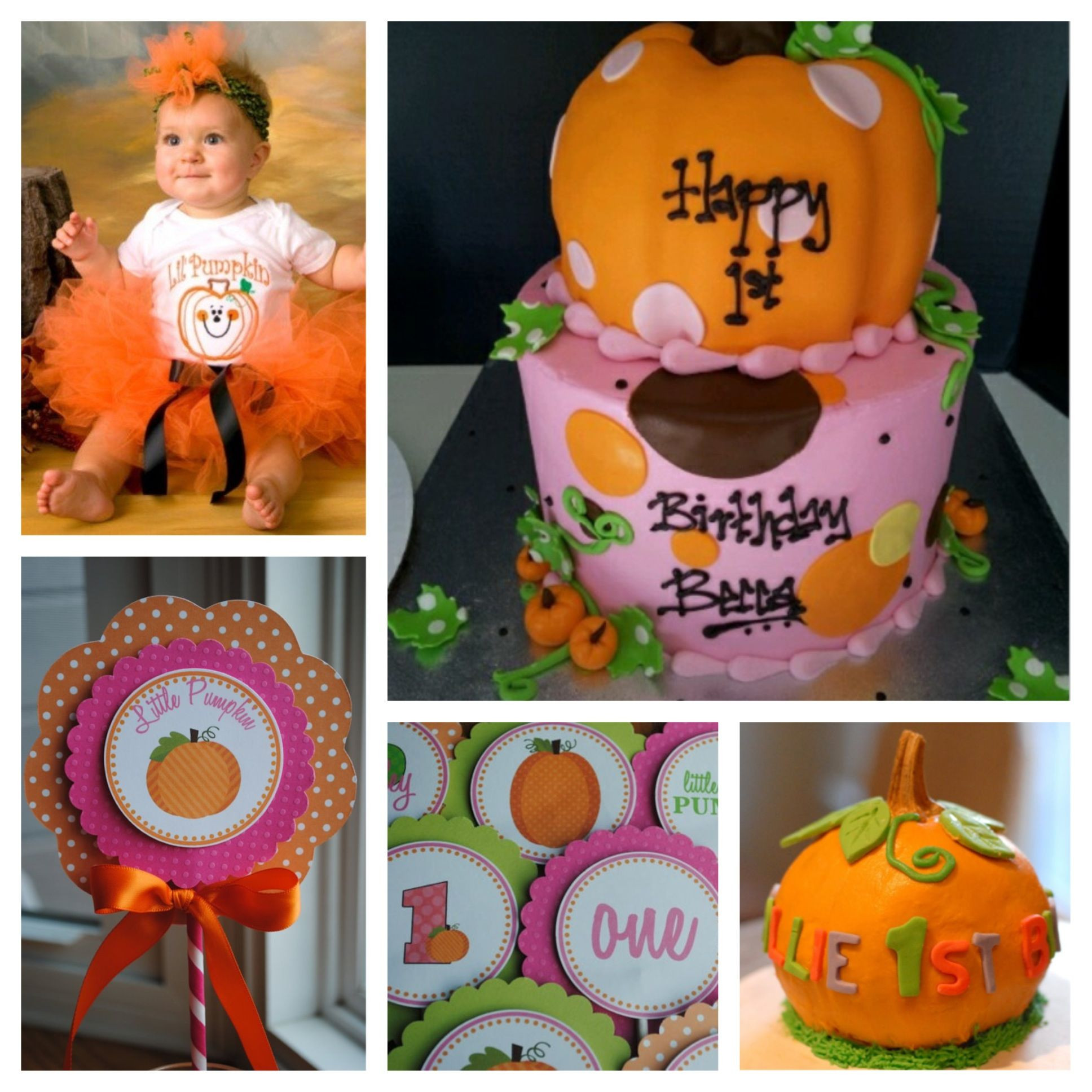 First Birthday Halloween Party Ideas
 Our little pumpkin first birthday for Lo