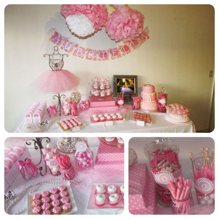 First Birthday Party Themes For Baby Girl
 Ballerina birthday theme for baby girls 1st birthday