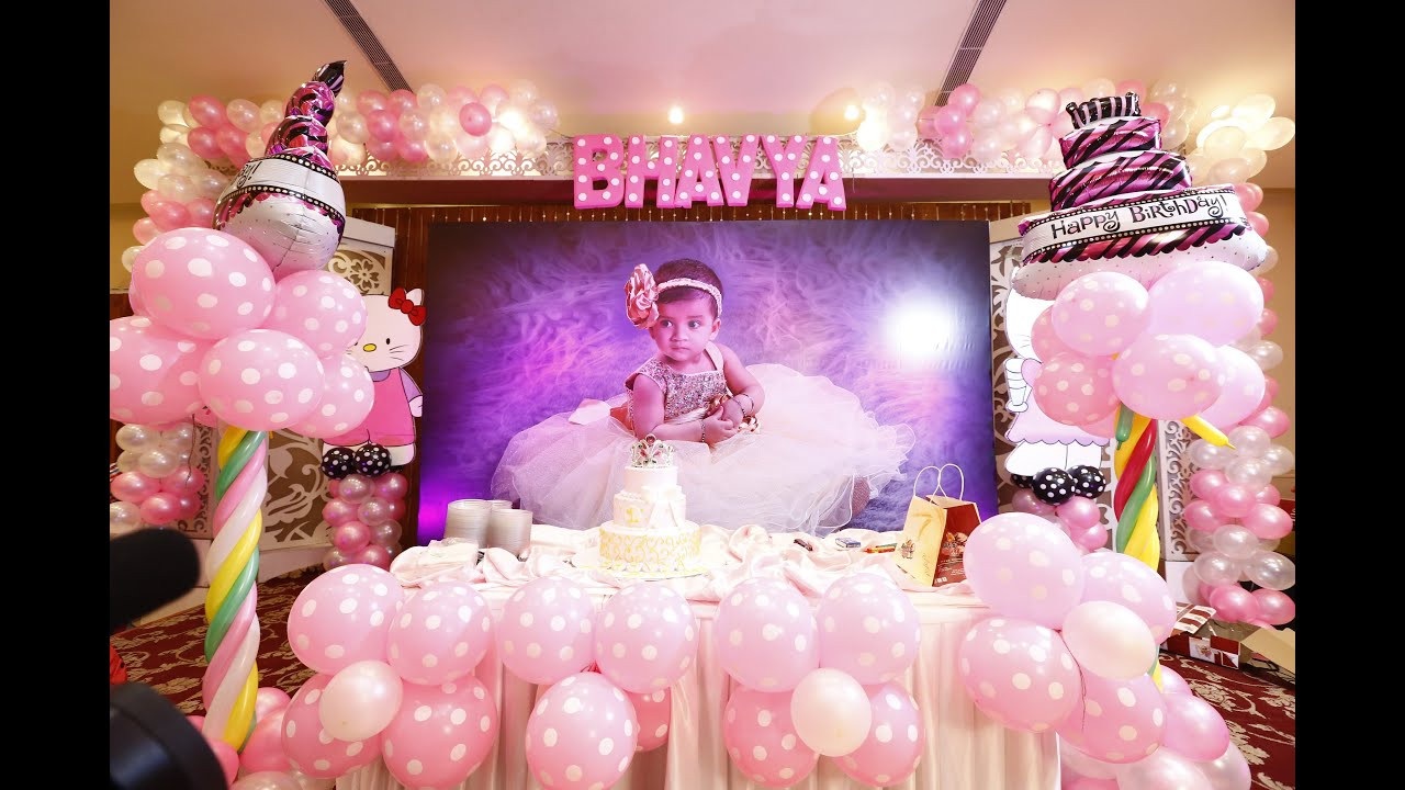 First Birthday Party Themes For Baby Girl
 Bhavya s 1st Birthday teaser