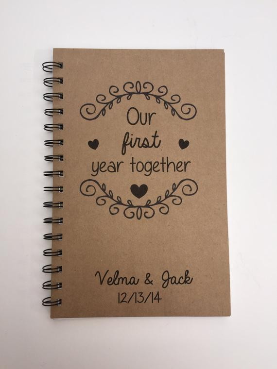 First Year Wedding Anniversary Gift Ideas
 Our First Year To her Anniversary Gift First Wedding