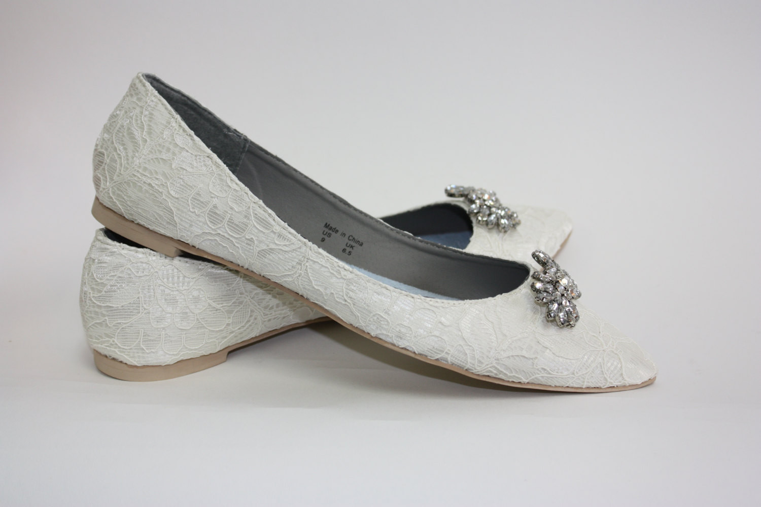 Flats Wedding Shoes
 Wedding Shoes Lace Flats Lace Wedding Shoes Crystals