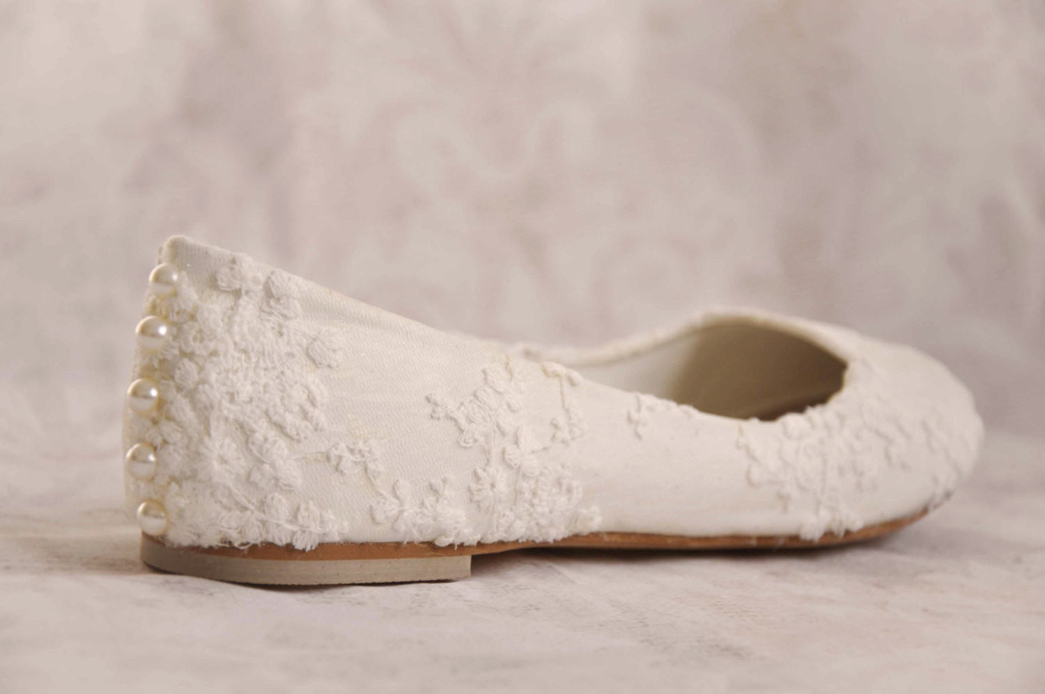 Flats Wedding Shoes
 Wedding shoes lace wedding shoes flats ivory lace bridal flats