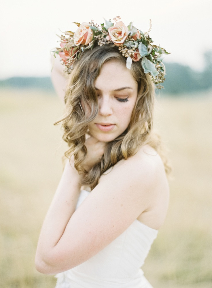 Flower Crown Wedding
 Fabulous Flower Crowns The Perfect Bridal Hair Accessory