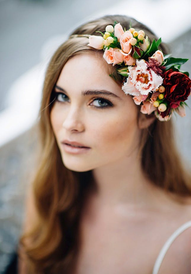 Flower Crown Wedding
 16 Flower Crowns for Your Fall Wedding