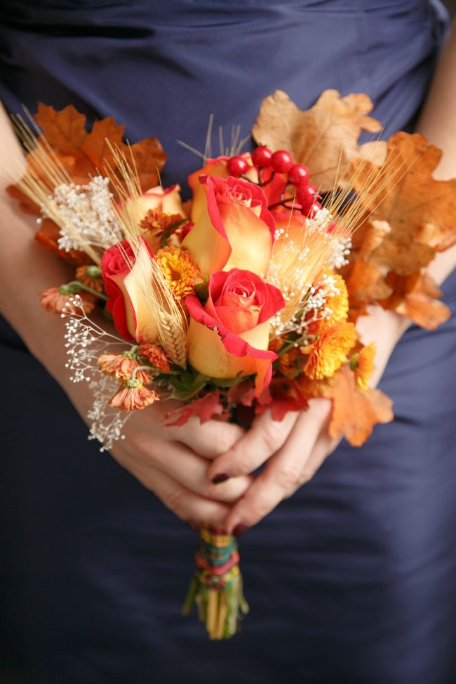 Flowers For Fall Weddings
 40 Gorgeous Fall Leaves Wedding Ideas