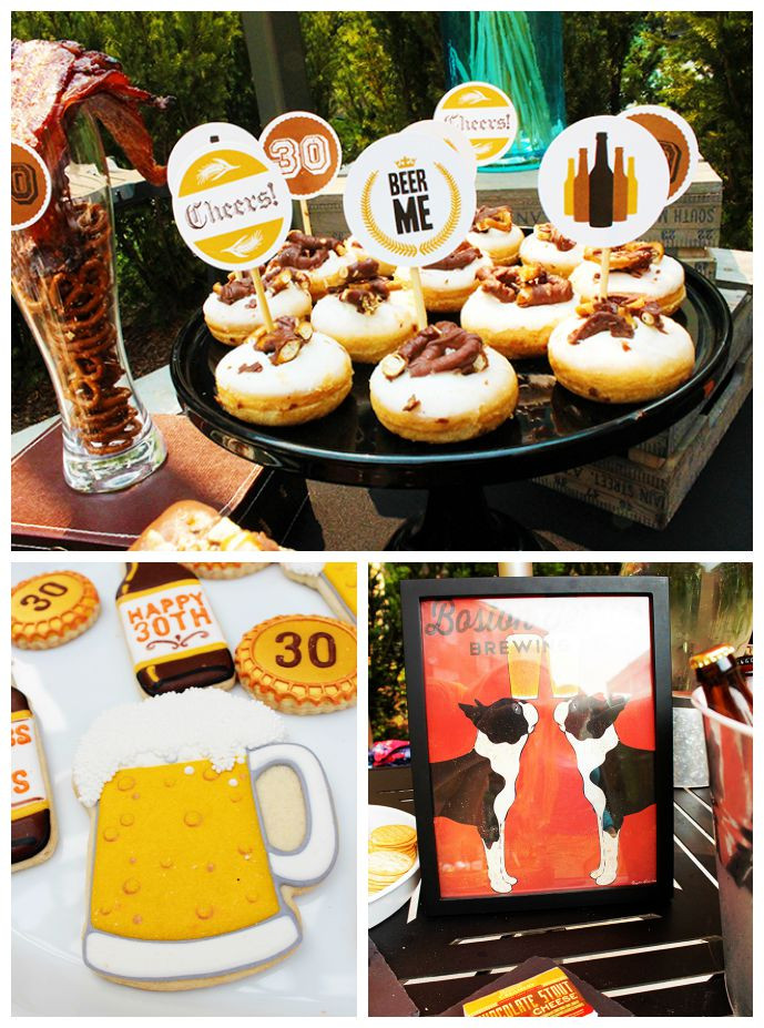 Food Ideas For 30Th Birthday Party
 Epic Dirty Thirty Birthday Beer Party B Lovely Events