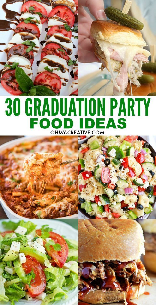Food Ideas For Outside Graduation Party
 30 Must Make Graduation Party Food Ideas