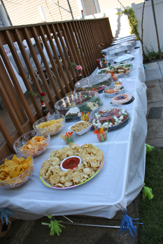 Food Ideas For Outside Graduation Party
 Simple Outdoor Graduation Party