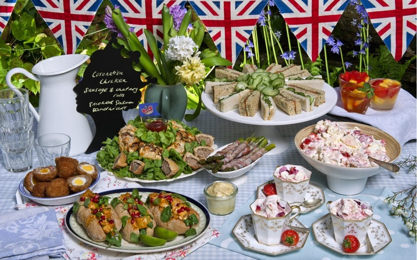Food Ideas Party
 Queen s Diamond Jubilee classic party snacks Telegraph