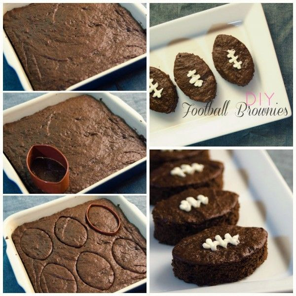 Football Desserts Recipes
 Best 25 Football brownies ideas on Pinterest
