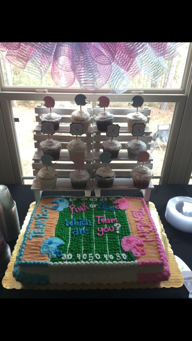 Football Themed Gender Reveal Party Ideas
 17 Best images about Gender Reveal Party on Pinterest