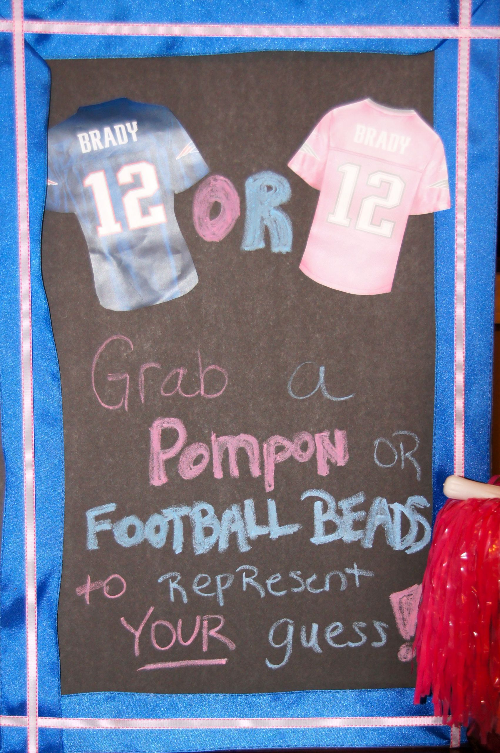 Football Themed Gender Reveal Party Ideas
 Football gender reveal patriots theme