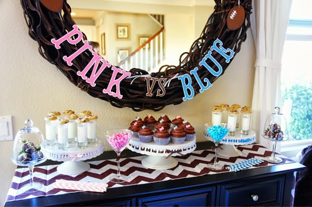 Football Themed Gender Reveal Party Ideas
 Southern Belle of the West Our Gender Reveal Party It