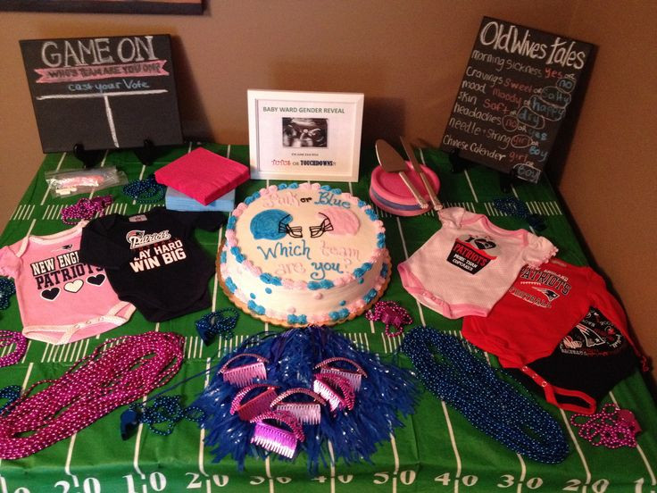 Football Themed Gender Reveal Party Ideas
 1000 images about Gender Reveal Ideas on Pinterest
