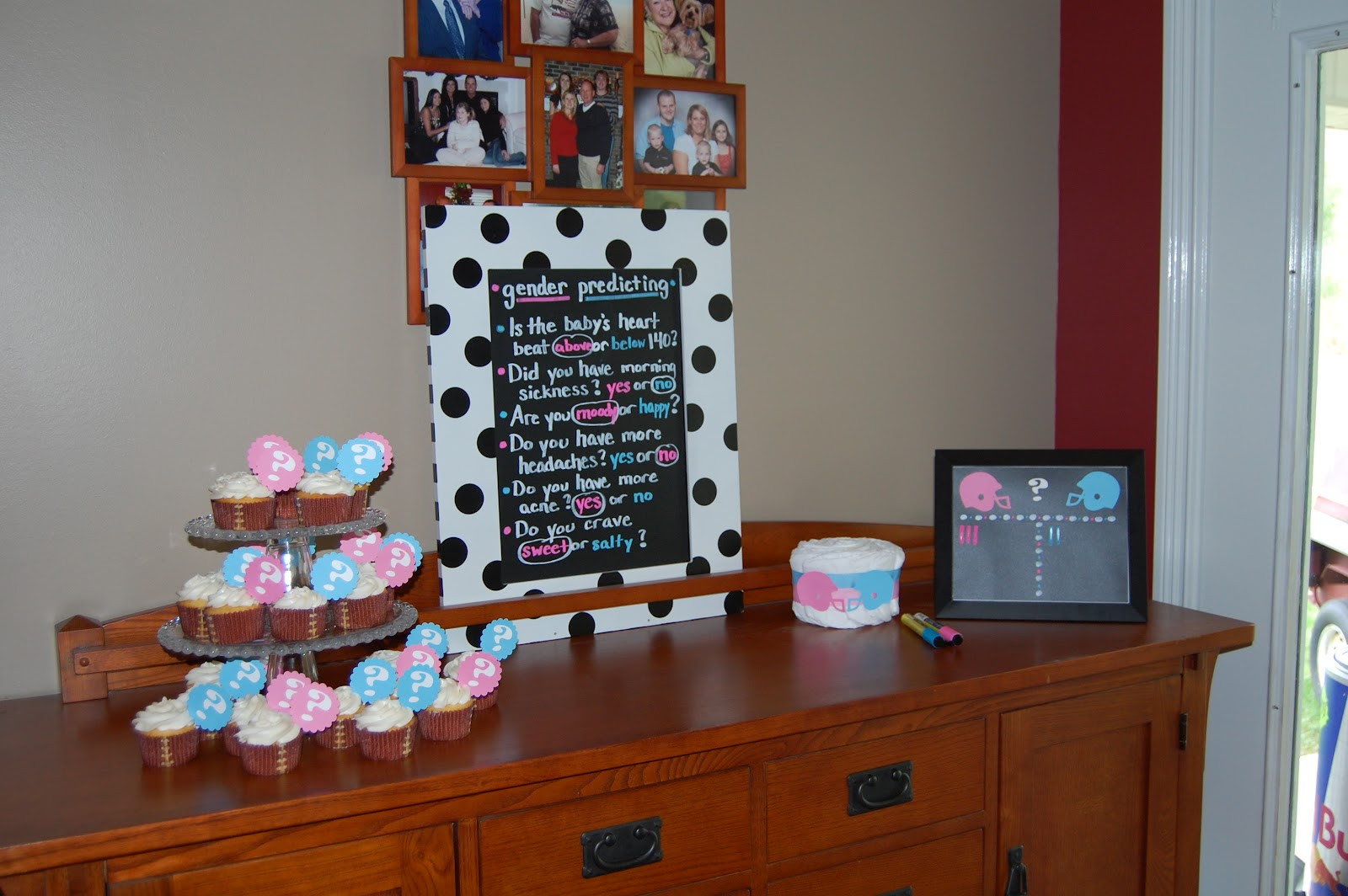 Football Themed Gender Reveal Party Ideas
 Love Teach and Live Love Gender Reveal Party