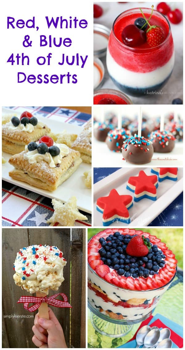 Fourth Of July Desserts Pinterest
 4th of July Desserts Red White & Blue Treats