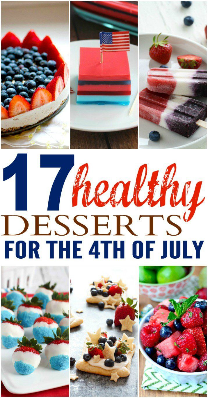 Fourth Of July Desserts Pinterest
 17 Healthy Desserts for the 4th of July Weekend